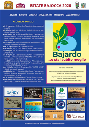 Estate Bajocca 2026 - Giugno e luglio